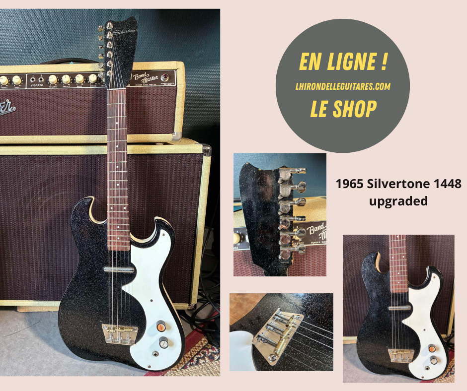 Sans oublier cette jolie Silvertone !